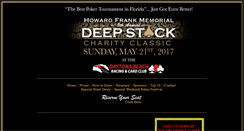 Desktop Screenshot of deepstackcharityclassic.com
