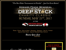 Tablet Screenshot of deepstackcharityclassic.com